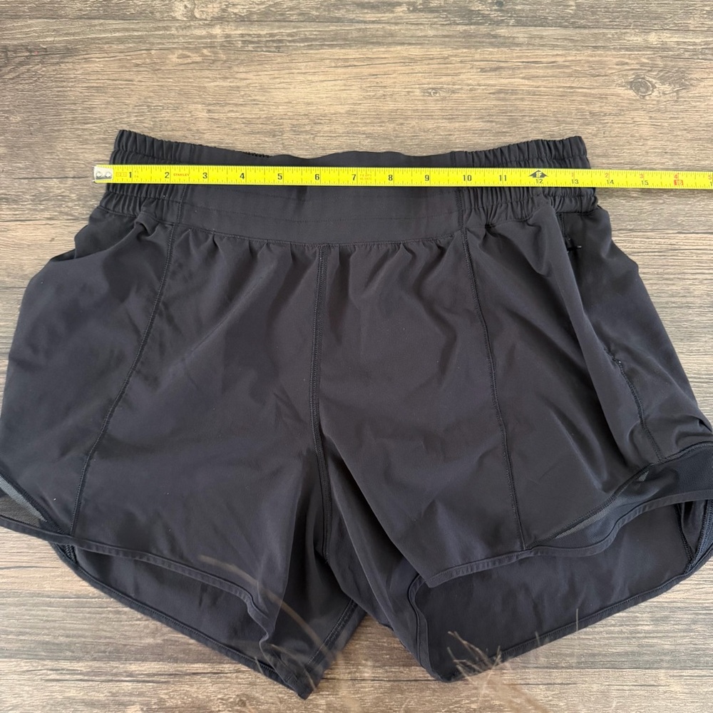 Lululemon Black Sleek High-Rise Running Short Athletic Activewear Gym Shorts 6 - Picture 11 of 11